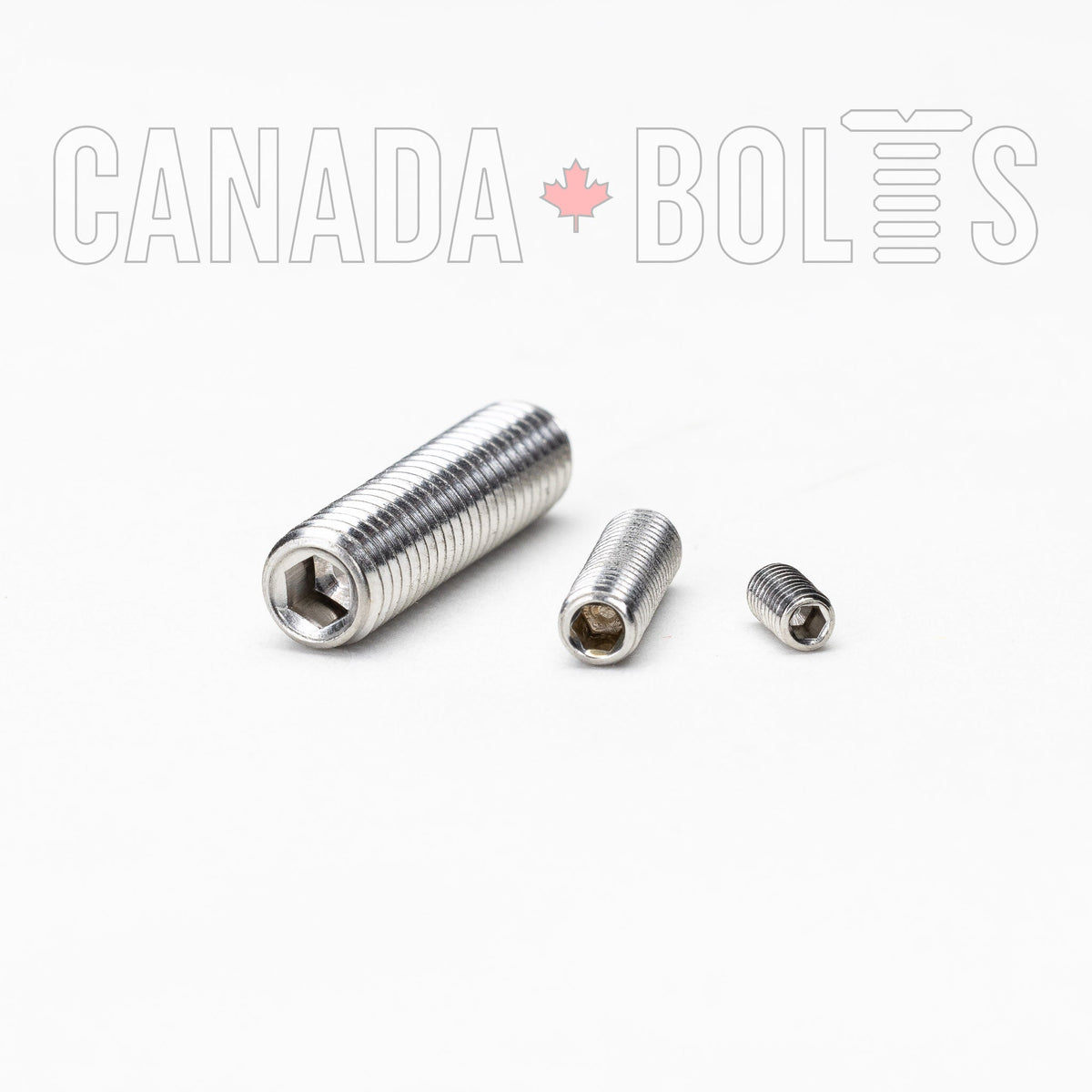 Metric, Socket Screws, Allen Cup Point Set Screws, Stainless Steel, M3 -   – Canada Bolts
