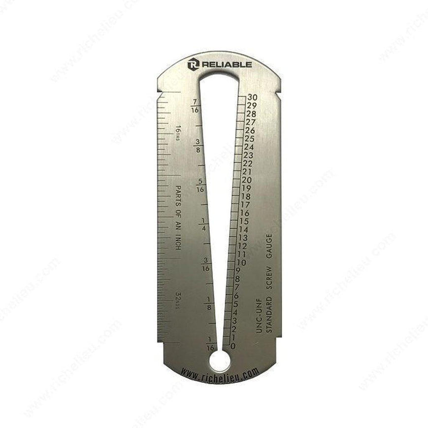 Heavy Duty Stainless Steel Gauge Metric & Imperial Measurements – Canada  Bolts