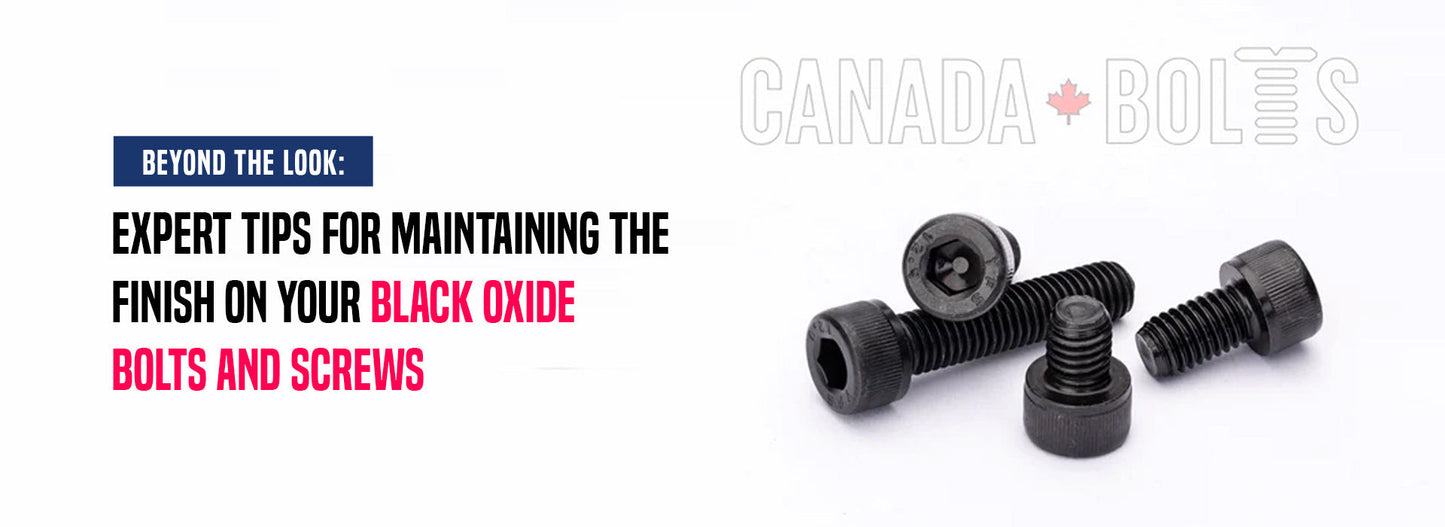 black oxide fasteners
