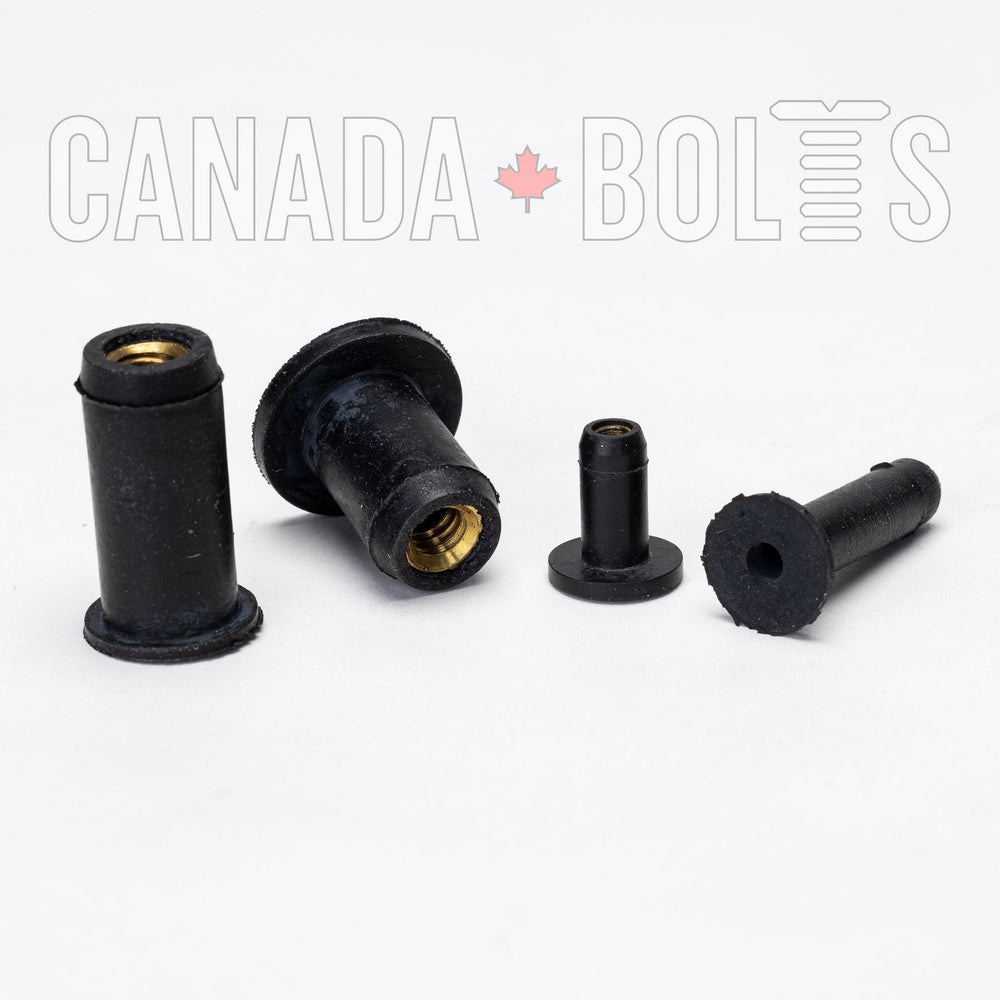 Imperial, Well Nuts, Epdm Rubber With Brass Insert - IBR917F