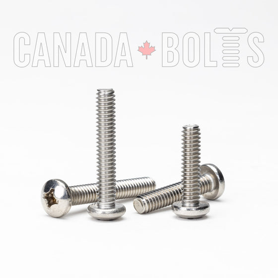 Imperial, Machine Screws, Phillips Pan Head, Stainless Steel, #10-24 - IS1112-1431, IS1112-1411, IS1112-1413, IS1112-1415, IS1112-1417, IS1112-1419, IS1112-1421, IS1112-1423, IS1112-1425, IS1112-1427, IS1112-1429, IS1112-1433 Canada Bolts