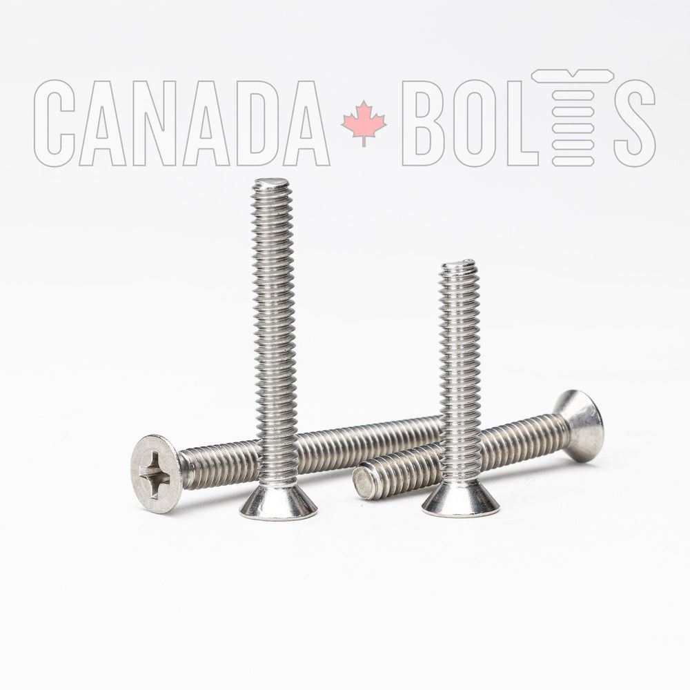 Imperial, Machine Screws, Phillips Flat Head, Stainless Steel, #4-40 - IS1113-0725, IS1113-0707, IS1113-0711, IS1113-0713, IS1113-0715, IS1113-0717, IS1113-0719, IS1113-0721, IS1113-0723 Canada Bolts