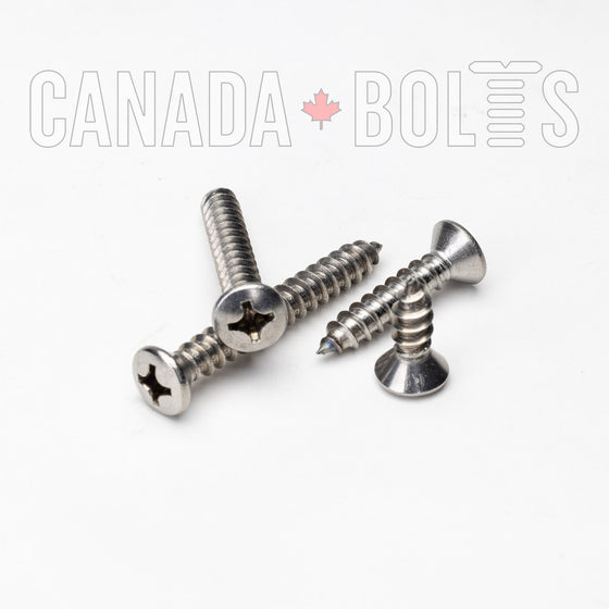 Imperial, Sheet Metal Screws, Phillips Oval Head, Stainless Steel, #12 - IS1214-3831-50 Canada Bolts