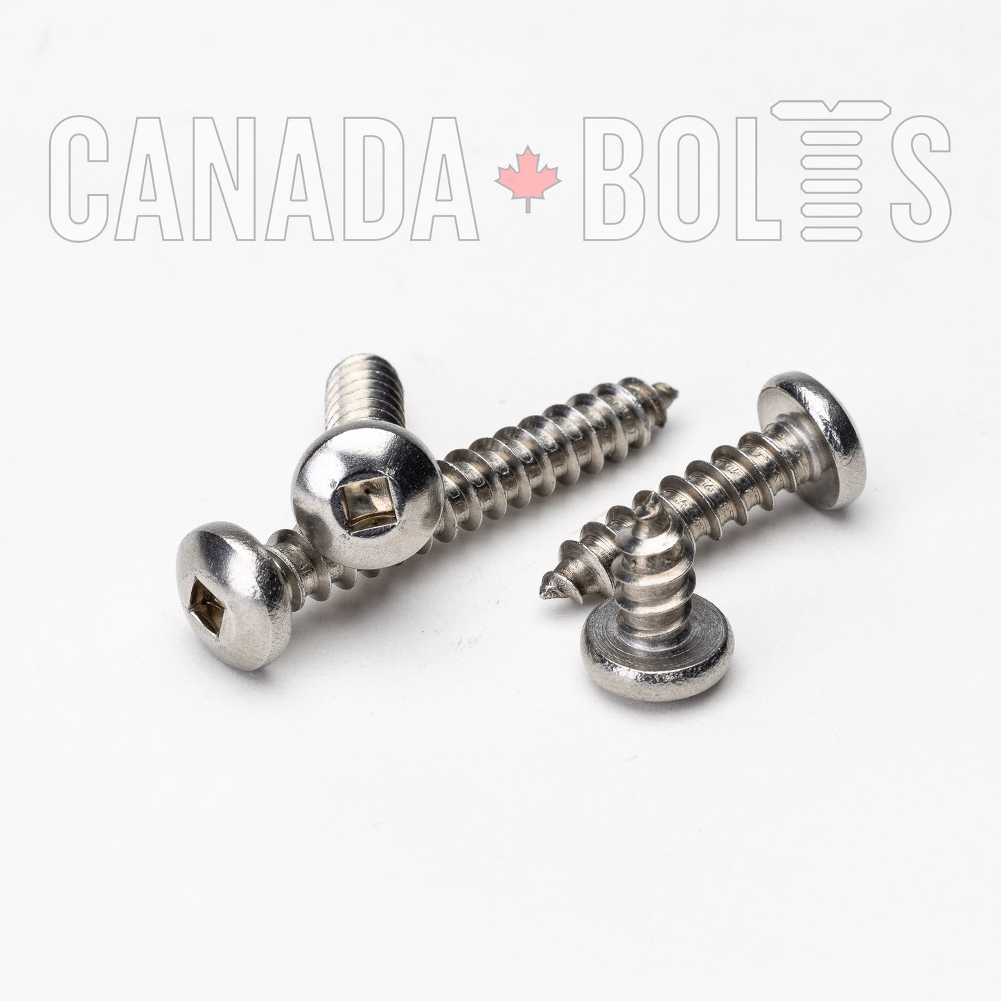 
                      
                        Imperial, Sheet Metal Screws, Square Drive Pan Head, Stainless Steel, #4 - IS1222-3319, IS1222-3311, IS1222-3313, IS1222-3315, IS1222-3317, Canada Bolts
                      
                    