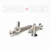 Imperial, Sheet Metal Screws, Square Drive Flat Head, Stainless Steel, #12 - IS1223-3829 Canada Bolts