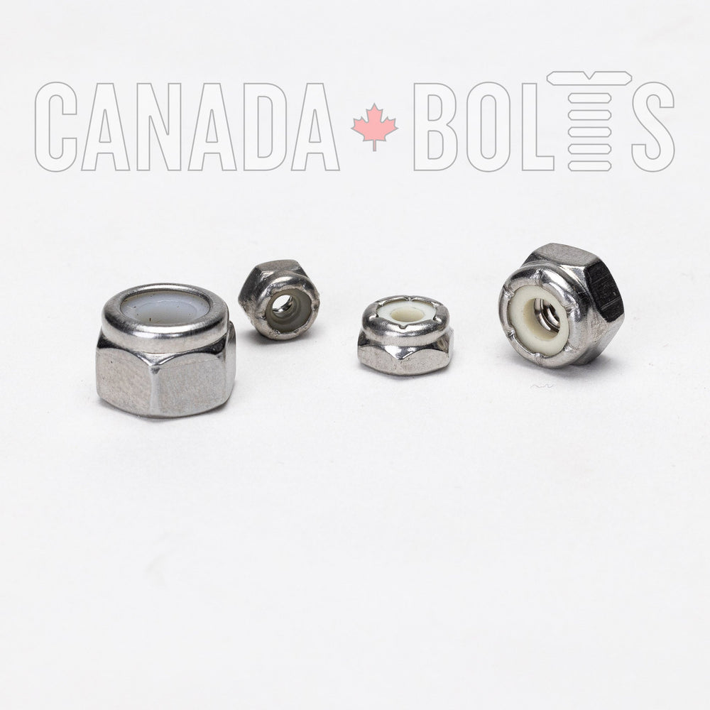 Imperial, Hex Lock Nuts Nylon Insert, Stainless Steel - IS1215