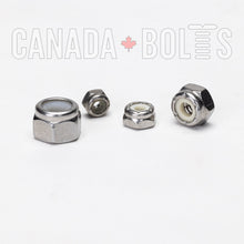  Imperial, Hex Lock Nuts Nylon Insert, Stainless Steel - IS1215