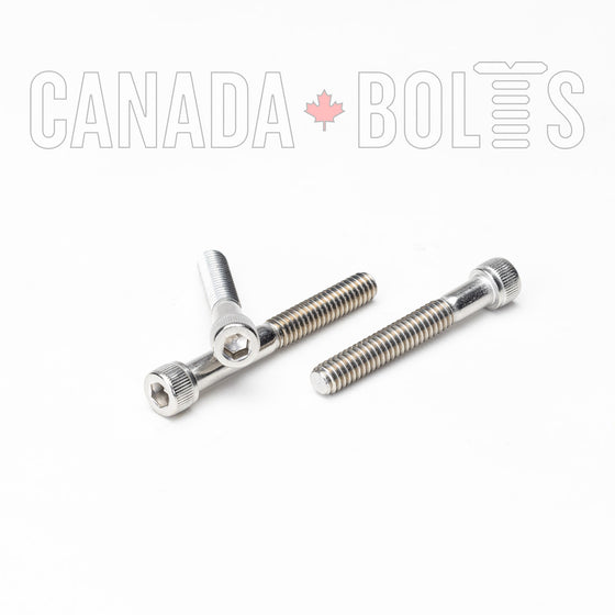 Imperial, Machine Screws, Socket Head Cap, Partial Thread, Stainless Steel, 1/4"-20 (#14-20) - IS133AP-1727, IS133AP-1725, IS133AP-1723 Canada Bolts