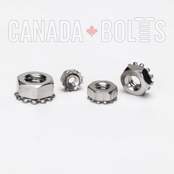 Locking Nuts Stainless Steel Keps K Lock Nuts #10-32 UNF - Qty 100, 18-8 Grade By Albany County 10 32 Nutsert - Foto 6