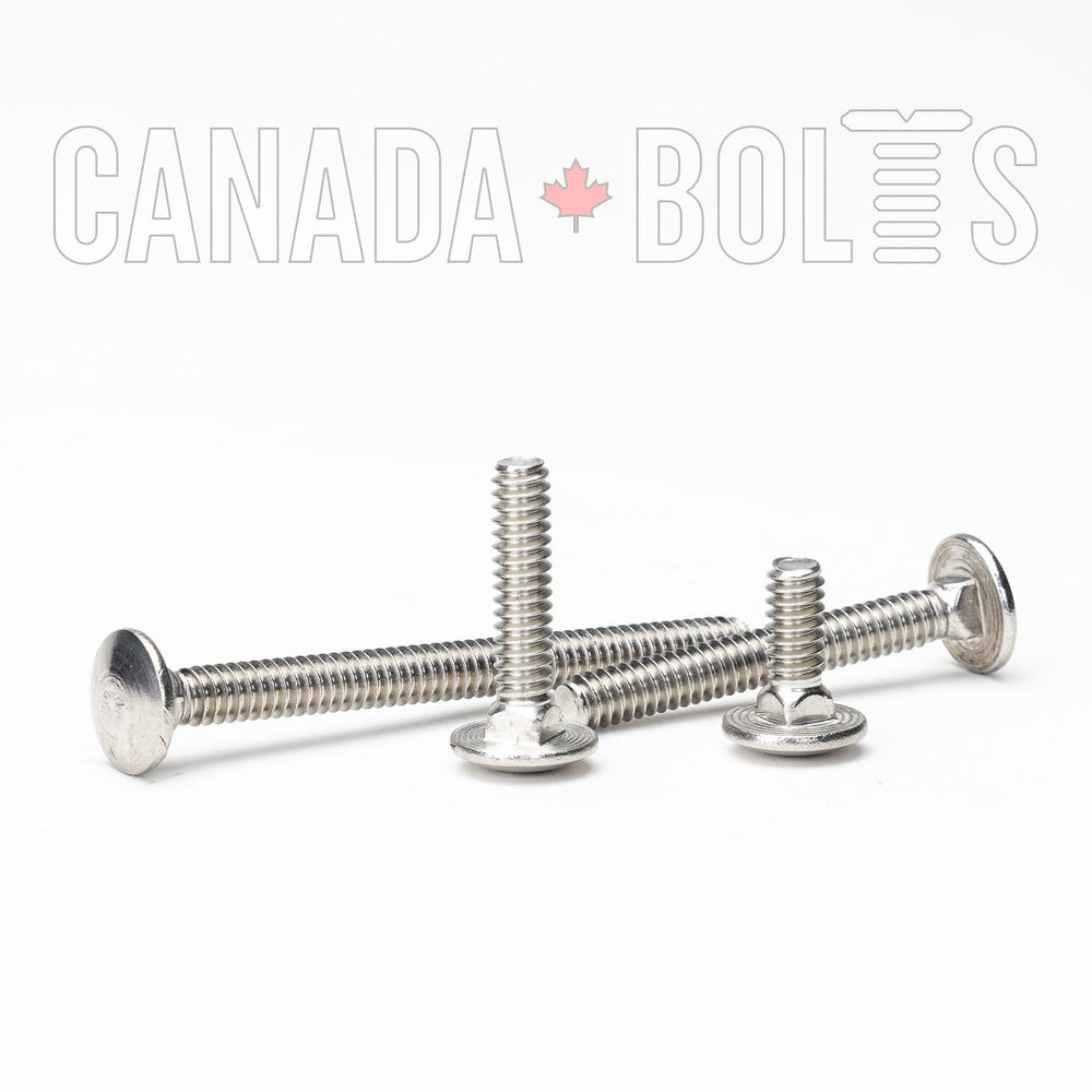 Imperial, Carriage Bolts, Stainless Steel, 1/4