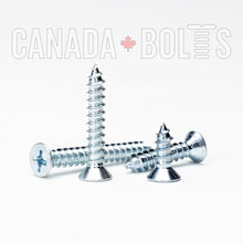  Imperial, Sheet Metal Screws, Phillips Flat Head, Zinc Plated Steel, #14 - IZP213-3931 Canada Bolts