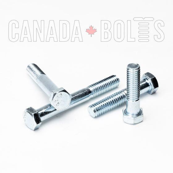 Imperial, Hex Bolt, Partial Thread, Zinc Plated Steel, 7/16" - IZP441P-2331 Canada Bolts