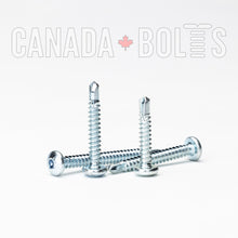  Imperial, Sheet Metal Screws, Square Drive Pan Head Self-Drilling, Zinc Plated Steel, #10 - IZP022-3727 Canada Bolts