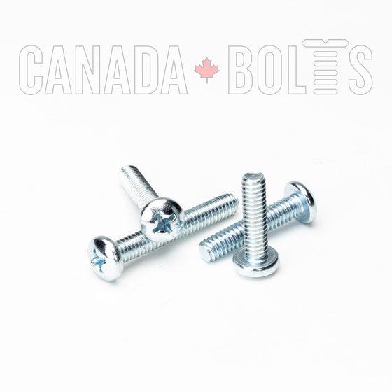 Imperial, Machine Screws, Phillips Pan Head, Zinc Plated Steel, #6-32 - IZP112-1127 Canada Bolts