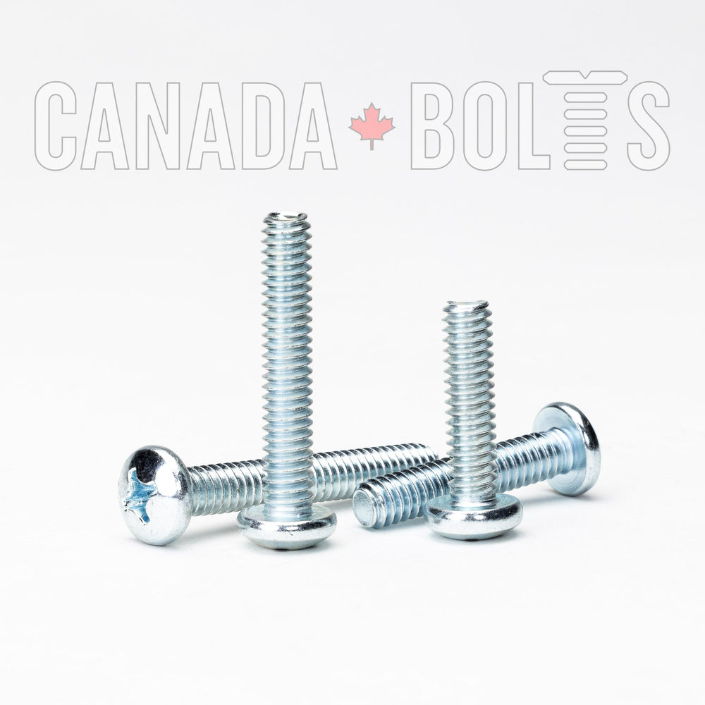 Imperial, Machine Screws, Phillips Pan Head, Zinc Plated Steel, #10-24 - IZP112-1433, IZP112-1411,  IZP112-1413,  IZP112-1415,  IZP112-1417,  IZP112-1419,  IZP112-1421,  IZP112-1423,  IZP112-1425,  IZP112-1427,  IZP112-1429,  IZP112-1431, Canada Bolts