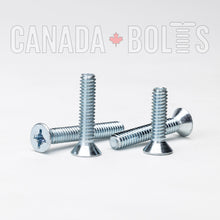  Imperial, Machine Screws, Phillips Flat Head, Zinc Plated Steel, 1/4"-20 (#14-20) - IZP113-1733 Canada Bolts