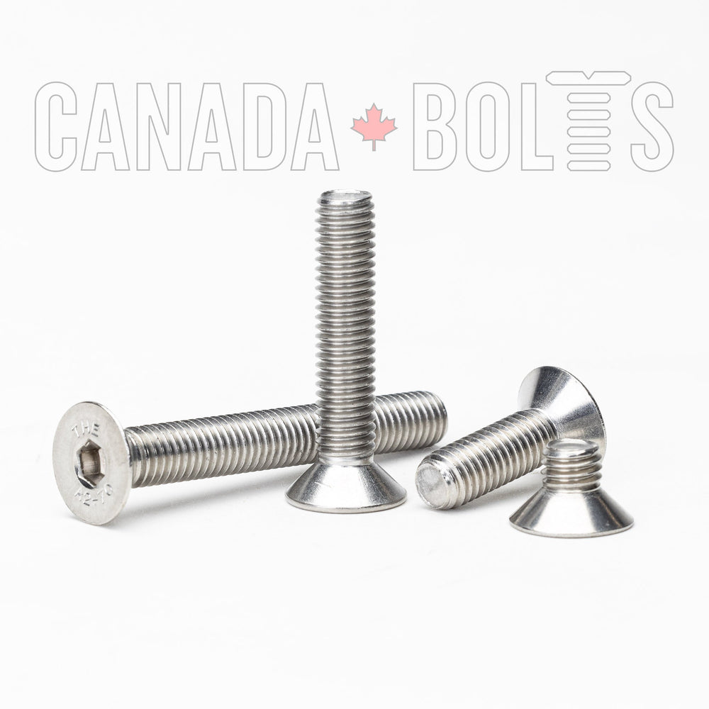 Metric, Machine Screws, Socket Flat Head, Stainless Steel, M8 - MS1133-5388-50