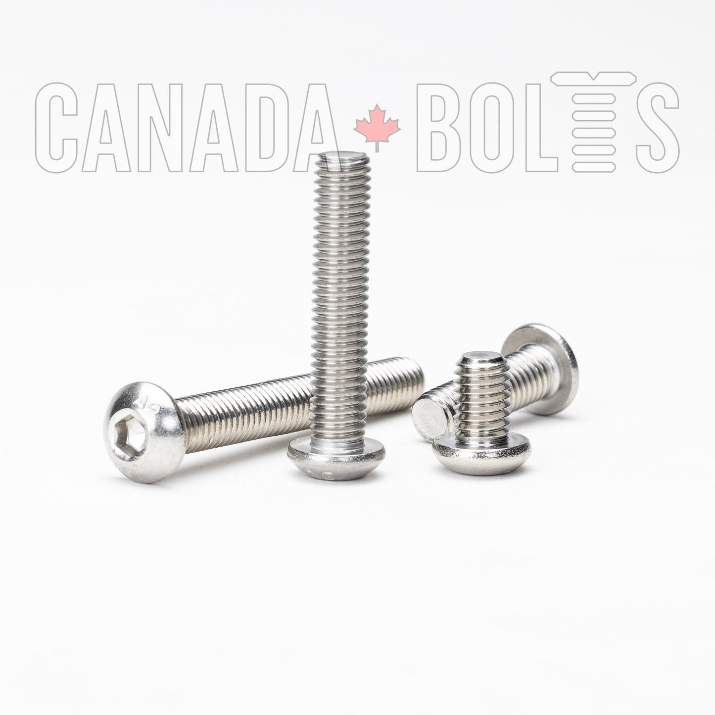 
                      
                        Metric, Machine Screws, Socket Button Head, Stainless Steel, M8 - MS1135-5386-50 Canada Bolts
                      
                    