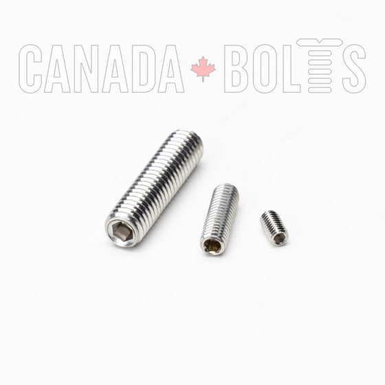 Metric, Socket Screws, Allen Cup Point Set Screws, Stainless Steel, M6 - MS1336-5179-50 Canada Bolts