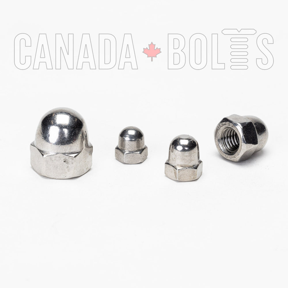 Metric, Acorn Cap Nuts, Stainless Steel - MS1B43, MS1B37, MS1B39, Metric, Acorn Cap Nuts, Stainless Steel - MS1B43, MS1B37, MS1B39, MS1B40, MS1B41, Canada Bolts