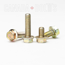  Metric, Flanged Bolts, Zinc Plated Steel, M5 - MYZE44-5075, MYZE44-5075 Canada Bolts