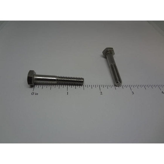 Hex Bolt, Partial Thread, Stainless Steel, 1/4"-20X1 1/2"