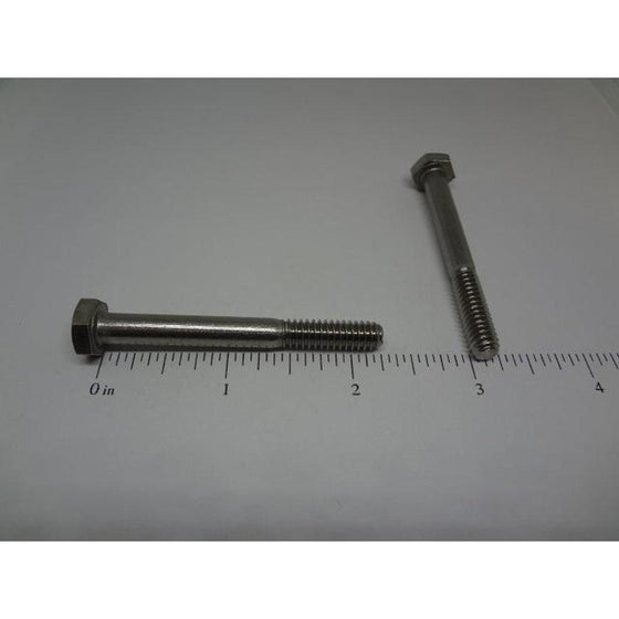 Hex Bolt, Partial Thread, Stainless Steel, 1/4"-20X2 1/4"