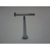 Hex Bolt, Partial Thread, Zinc Plated, 5/16"-18X2 1/2"