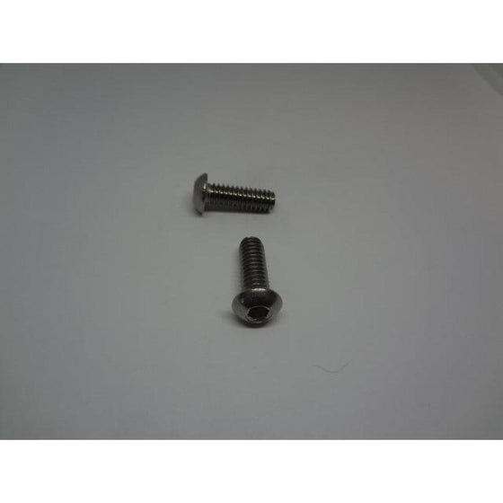 Machine Screws, Socket Button Head, Stainless Steel, 1/4"-20X3/4"
