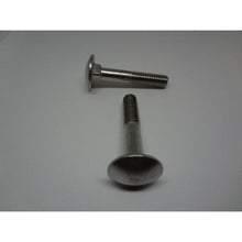  Pk/10 Carriage Bolts, Stainless Steel, M8X45mm