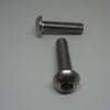 Pk/6 Machine Screws, Socket Button Head, Stainless Steel, M12X45mm