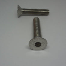  Pk/7 Machine Screws, Socket Flat Head, Stainless Steel, M12X60mm