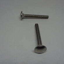  Carriage Bolts, Stainless Steel, #10-24X1 1/2"