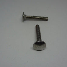  Carriage Bolts, Stainless Steel, #10-24X1 1/4"