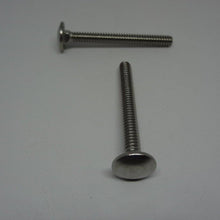  Carriage Bolts, Stainless Steel, #10-24X1 3/4"