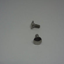  Carriage Bolts, Stainless Steel, #10-24X1/2"