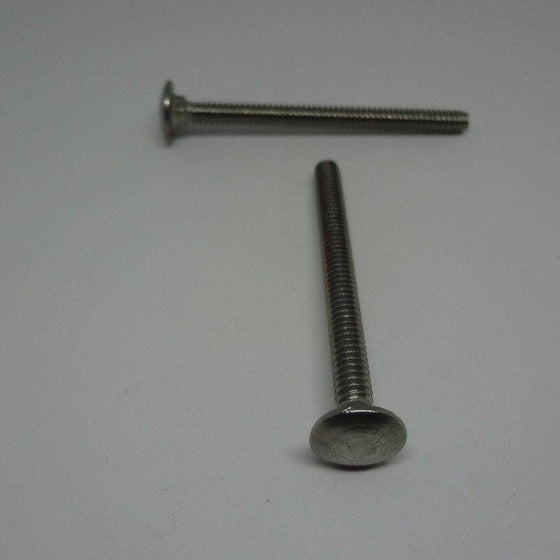 Carriage Bolts, Stainless Steel, #10-24X2 1/4"