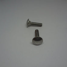  Carriage Bolts, Stainless Steel, 1/4"-20X1"