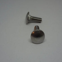  Carriage Bolts, Stainless Steel, 1/4"-20X3/4"