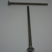  Carriage Bolts, Stainless Steel, 1/4"-20X5"