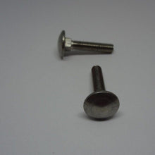  Carriage Bolts, Stainless Steel, M5X25mm