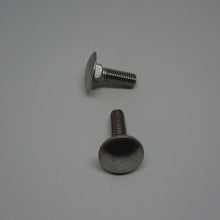  Carriage Bolts, Stainless Steel, M6X20mm