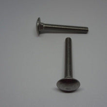  Carriage Bolts, Stainless Steel, M6X45mm