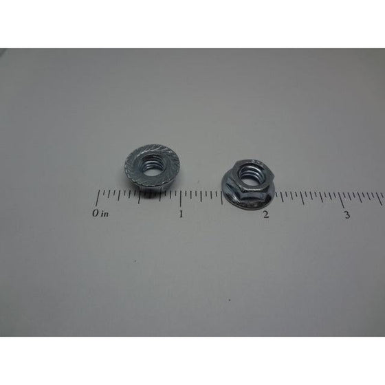 Flange Nuts Serrated, Zinc Plated, 5/16"-18