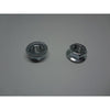 Flange Nuts Serrated, Zinc Plated, M8
