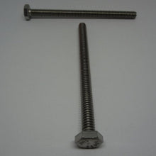  Hex Bolt, Full Thread, Stainless Steel, 1/4"-20X3 1/2"