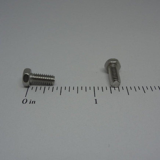 Hex Bolt, Full Thread, Stainless Steel, #8-32X3/8"