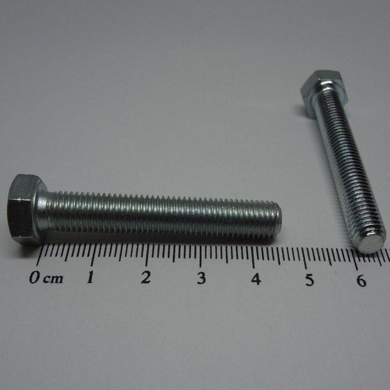 Hex Bolt, Full Thread, Zinc Plated, M7X45mm