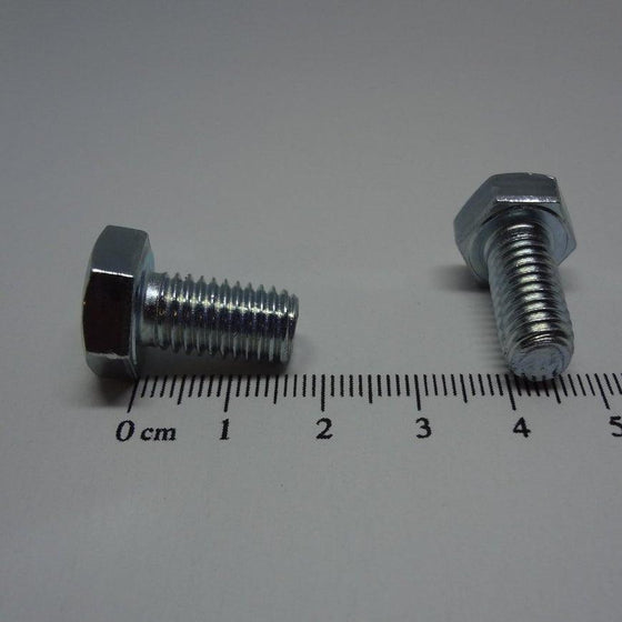 Hex Bolt, Full Thread, Zinc Plated, M8X16mm