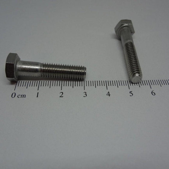 Hex Bolt, Partial Thread, Stainless Steel, M6X30mm